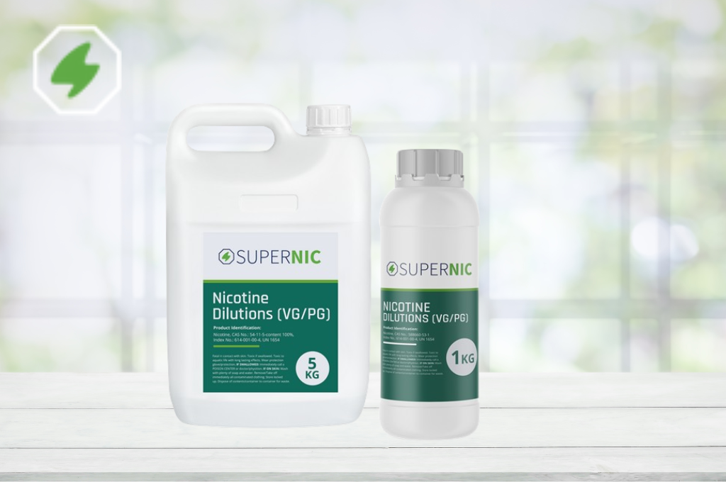 Nicotine Concentrate Formulas (VG/PG Base)